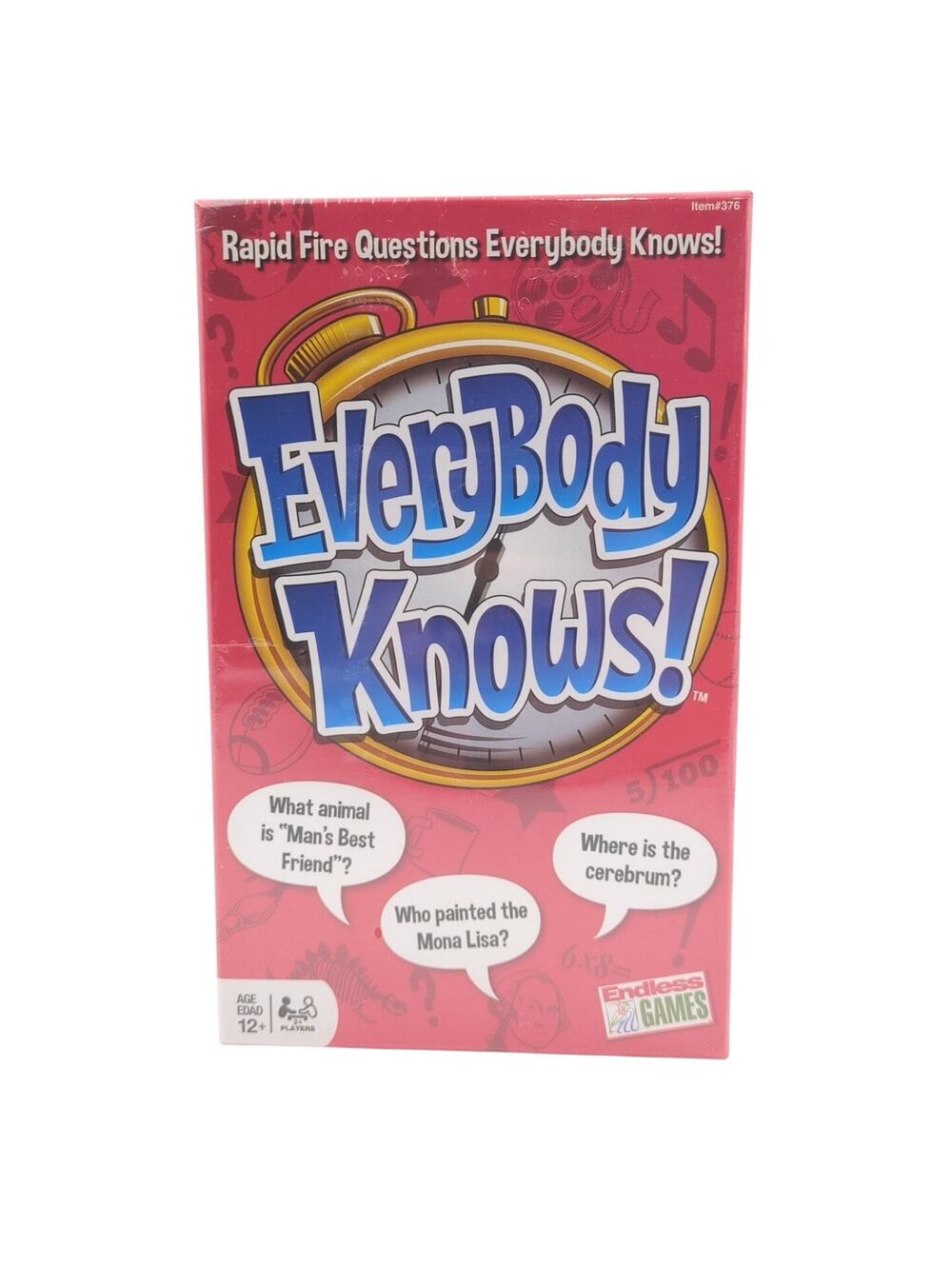 Everybody Knows! Rapid Fire Questions Trivia Game NEW SEALED Endless Games EG376